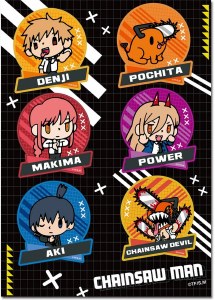 Chainsaw Man SD Group Sticker Set