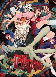 Dandadan Character Group Key Visual Wall Scroll
