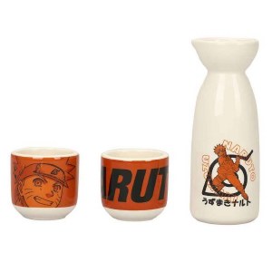 Naruto Uzumaki Ceramic 3pc Sake Set