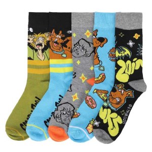Scooby Doo &amp; Gang 5 Pair Crew Socks