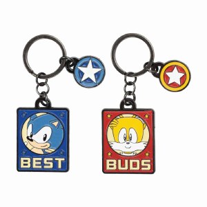 Sonic the Hedgehog &amp; Tails Best Buds Keychain
