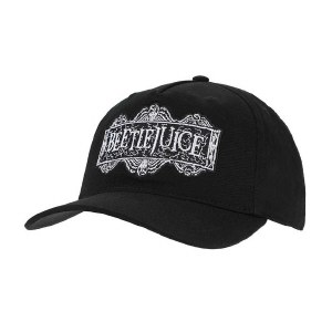 Beetlejuice Embroided Logo Pre Curved Snapback