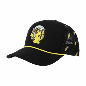 Pokemon Pikachu Printed Mesh Rope Trucker Hat