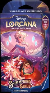 Disney Lorcana Shimmering Skies Starter Deck Amethyst/Ruby