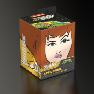 Squaroes 100 Plus Deck Box Teenage Mutant Ninja Turtles April O'Neil