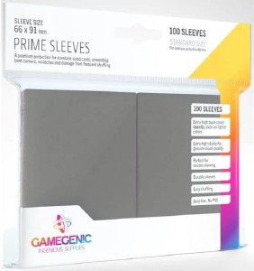Prime Card Sleeves: Gray 100ct