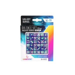 Galaxy Series Neptune D6 Dice Set 12 mm 36 pcs