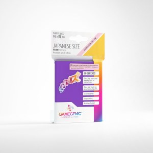 Gamegenic Japanese Size Prime Card Sleeves Purple 60ct