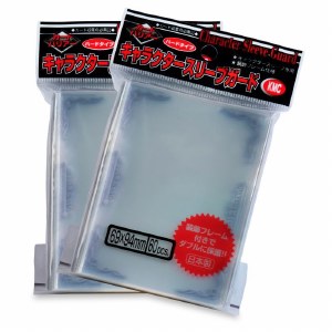 KMC Character Guard Oversleeve Clear with Silver Scroll 69x94mm 60ct