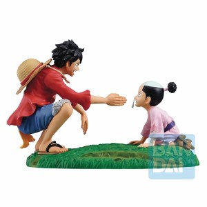 One Piece Revible Moment Monkey D Luffy/Momonosuke- A New Dawn Ichibanso Figurine