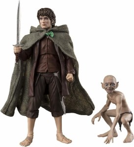 Lord of the Rings Frodo Baggins &amp; Gollum SH FiguArts Action Figure Set