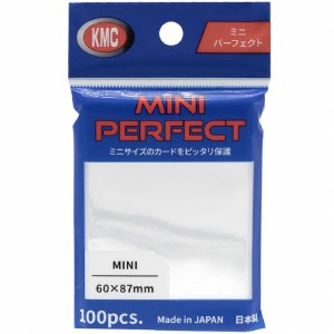 KMC Mini Japanese Size Perfect Fit Inner Card Sleeves Clear 100ct