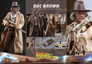 Hot Toys Back to the Future III Doc Brown 1/6 Action Figure