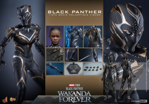 Hot Toys Black Panther Wakanda Forever Black Panther 1/6 Action Figure
