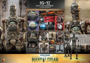 Hot Toys Star Wars The Mandalorian IG-12 Deluxe 1/6 Scale Action Figure w/Accessories