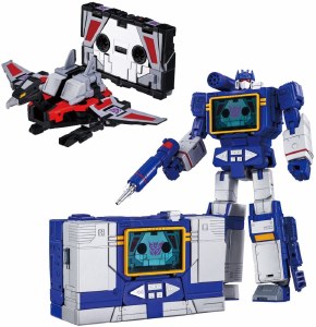 Transformers MPG-19 Masterpiece Soundwave/Condor(Laserbeak) Destron Communications Action Figure Set