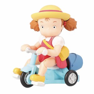 My Neighbor Totoro Pull Back Mei w/Tricycle Figurine