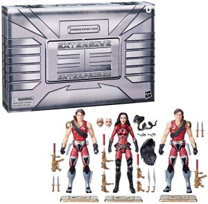 GI Joe Classified Crimson Strike Team Action Figure 3 Pack- Baroness/Tomax/Xamot