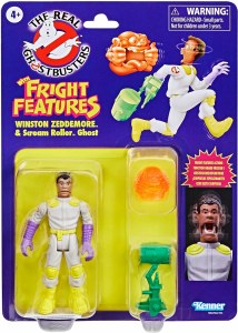 Real Ghostbusters Fright Features Winston Zeddemore w/Scream Roller Ghost Action Figure