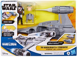 Star Wars Epic Hero Series The Mandalorian Mandalorian N1 Starfighter Action Figure and Vehicle Set