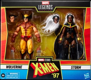 Marvel Legends X-Men 97 Wolverine/Storm Hasbro Pulse Exclusive Action Figure 2 Pack