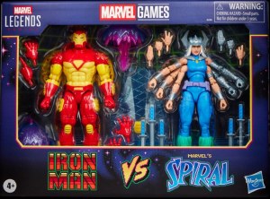 Marvel Legends Gamerverse Iron Man vs Spiral Action Figure 2 Pack