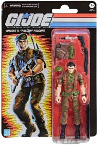 GI Joe Classified Retro Card Vincent R Falcon Falcone Action Figure