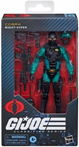 GI Joe Classified Night-Viper 6 In Action Figure