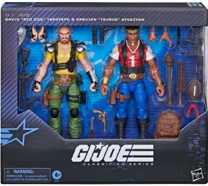 GI Joe Classified David Red Dog Taputapu/Varujan Taurus Ayvazyan Action Figure 2 Pack