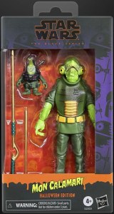 Star Wars Black Halloween Edition Mon Calamari Action Figure