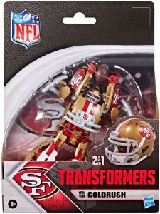Transformers X NFL San Francisco 49ers Goldrush Action Figure