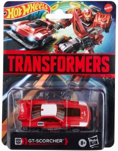 Transformers X Hot Wheels GT Scorcher Action Figure