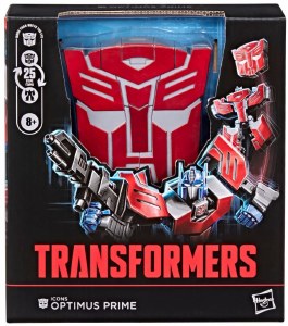 Transformers Icons Optimus Prime Autobot Logo Action Figure