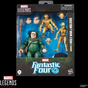 Marvel Legends Fantastic Four Mole Man/Moloids Action Figure Pack