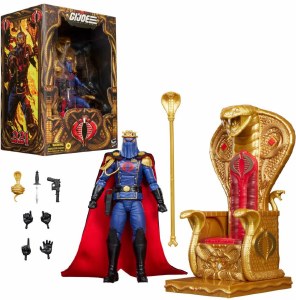 GI Joe Classified Cobra Commander on Throne Action Figure Boxed Set