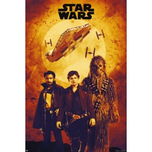 Star Wars Solo Movie Character Montage Poster