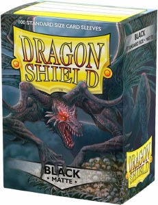 Dragon Shield Matte Black Sleeves 100 ct