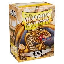 Dragon Shield Matte Gold Sleeves 100 ct