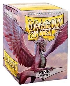 Dragon Shield Matte Pink Sleeves 100 ct