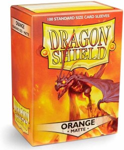 Dragon Shield Orange Matte Sleeves 100 Count
