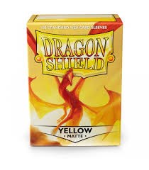 Dragon Shield Yellow Matte Protective Sleeves 100ct