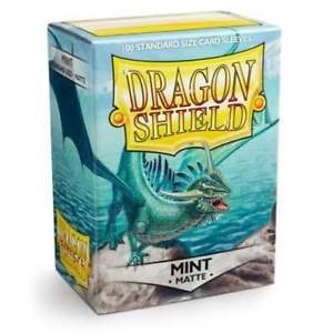 Dragon Shield Mint Green Matte Protective Sleeves 100ct