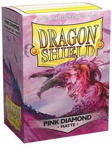 Dragon Shield Pink Diamond Matte Sleeves 100 Count