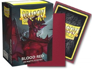 Dragon Shield Matte Blood Red Standard Sleeves 100ct