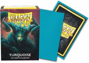 Dragon Shield Matte Turquoise Standard Size Card Sleeves 100ct