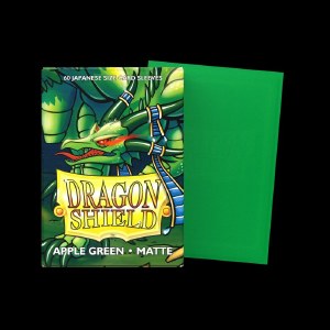 Dragon Shield Matte Apple Green Japanese Size Card Sleeves 60ct