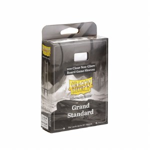 Dragon Shield Clear Non-Glare Board Game Card Sleeves Grand Standard 88x126mm 100ct