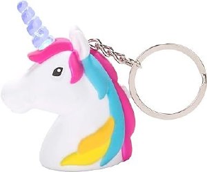 Unicorn LED Keychain