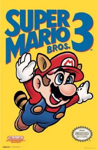 Super Mario Bros 3 Cover 24x36 Poster