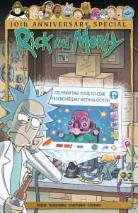 Rick and Morty 10th Anniversary Special #1 Cvr B
